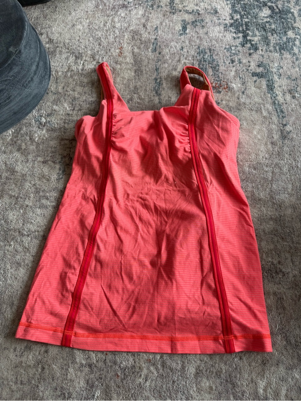 Lululemon Power Y Tank Top - Pink Striped